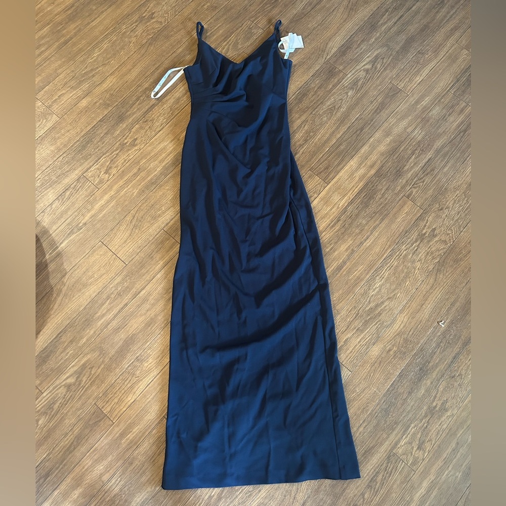 David’s bridal navy dress